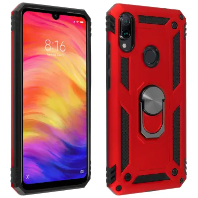 Maska Redmi Note 7 dvo-materijalna kruta i meka prsten stalak