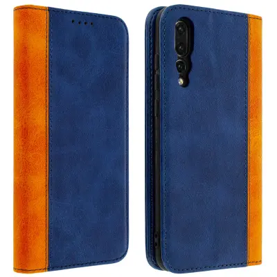 Futrola Huawei P20 Pro Folio pretinac za karticu funkcija stalka tamnoplava