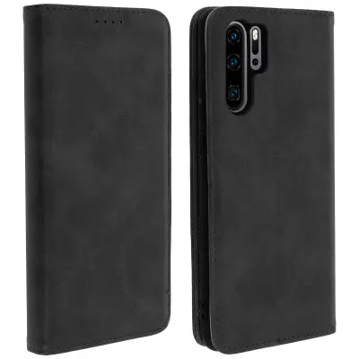 Futrola Huawei P30 Pro držač kartica stalak silikon crna