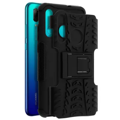 Maska Huawei P Smart Plus 2019 Hibridna Antišok Kruta Stalak Crna