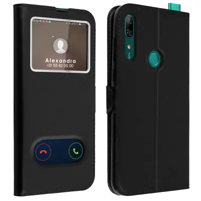 Futrola Huawei P Smart Z / Y9 Prime 2019 / Honor 9X dvostruki prozor stalak crna