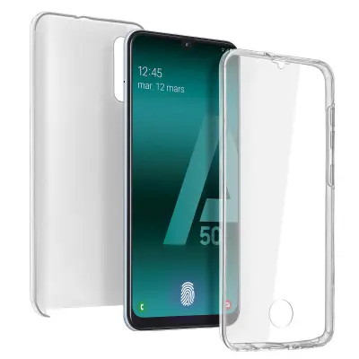 Navlaka Samsung Galaxy A50 Zaštita Stražnja Kruta Prednja Taktilna transparentna