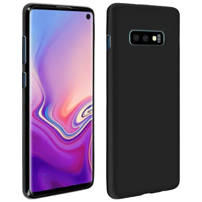 Maska Galaxy S10e Silikonski gel - Crna