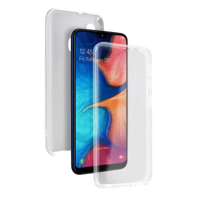 Navlaka Samsung Galaxy A20e Zaštita Stražnja Kruta Prednja Taktilna transparentna