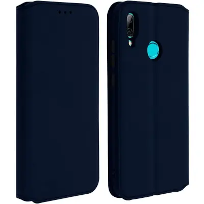 Futrola Huawei P Smart 2019 / Honor 10 Lite Folio držač kartica stalak - plava