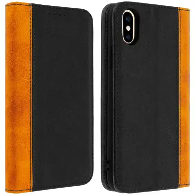 Futrola iPhone X i XS Folio pretinac za karticu funkcija stalka crna