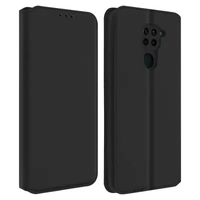 Maska Xiaomi Redmi Note 9 Folio torbica s funkcijom stalka crna