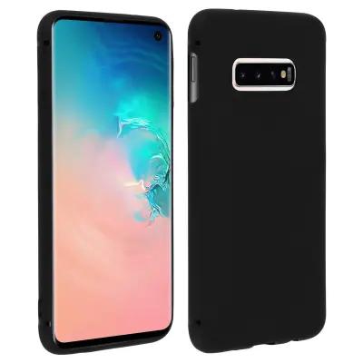 Navlaka Samsung Galaxy S10 Zaštita Mekana Fleksibilna Mat Otporna na Udarce - Crna