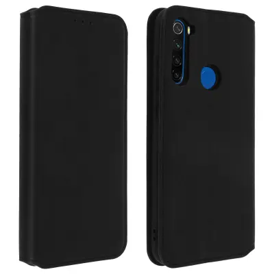 Maska Xiaomi Redmi Note 8T Novčanik s funkcijom stalka - crna