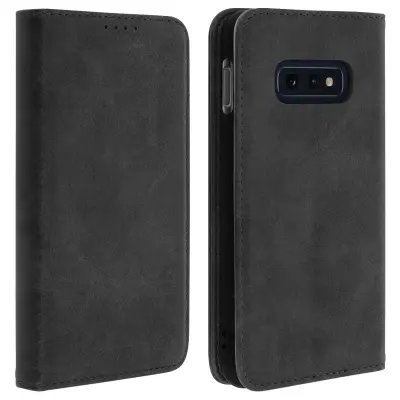 Samsung Galaxy S10e futrola, držač kartica, potporno postolje, silikonska torbica, crna