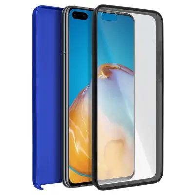 Maska Huawei P40 Pro Kruta leđa + Meka prednja Plava