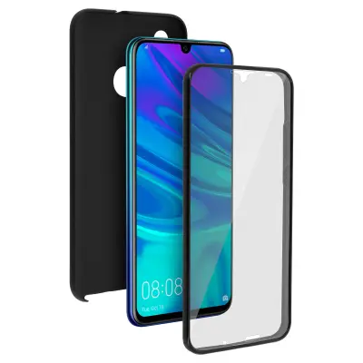 Maska Huawei P Smart 2019 / Honor 10 Lite Kruta + Prednji silikon Crna