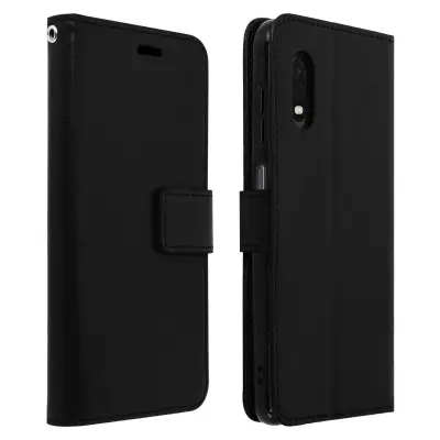 Futrola Galaxy Xcover Pro Folio držač kartica funkcija stalka Vintage crna