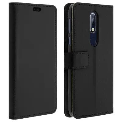 Futrola Nokia 7.1 novčanik gel maska video stalak crna