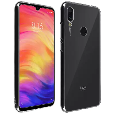 Maska za Xiaomi Redmi Note 7 meki silikon i kaljeno staklo 9H