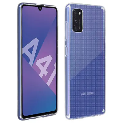 Navlaka Samsung Galaxy A41 Silikon Fleksibilan Otporan Ultra-tanka transparentna