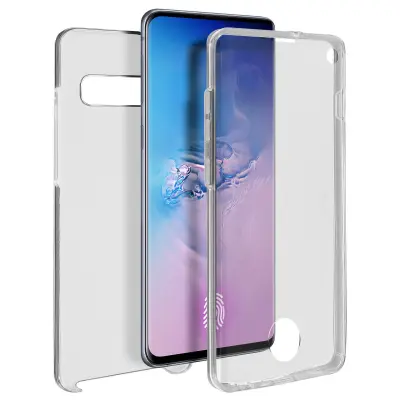 Navlaka Samsung Galaxy S10 Zaštita 360° Kruta + Prednja Silikonska transparentna