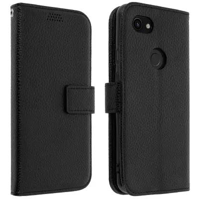 Futrola Google Pixel 3A Folio novčanik Soft Touch video stalak crna