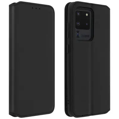Samsung Galaxy S20 Ultra futrola, preklopna torbica, novčanik, funkcija postolja, crna