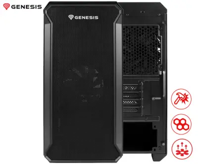 Gaming PC Irid 503 MATX 1xUSB 3.0 2xUSB 2.0 S/F