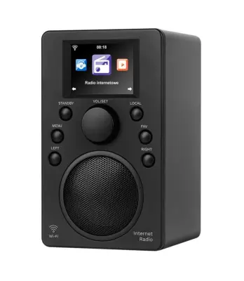 WIFI BT DAB internetski radio USB LCD 2,4€ł 25.000 stanica budilica