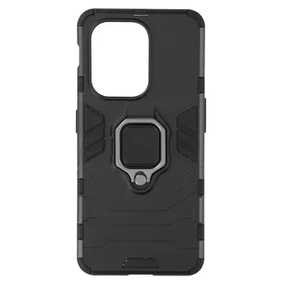 Maska za OnePlus Nord 3 5G hibridna prsten stalak Ring Collection crna