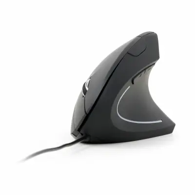 Gembird ergonomski miš 3200 dpi crni, 6 tipki