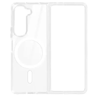 MagSafe maska za Samsung Galaxy Z Fold 5 kruta serija Crystal Mag prozirna