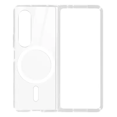 MagSafe maska za Samsung Galaxy Z Fold 4 kruta serija Crystal Mag prozirna