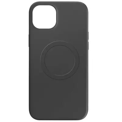 Magsafe maska za iPhone 15 Plus silikon Soft-touch Mag Cover crna