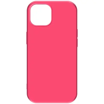 Maska za iPhone 15 silikon premium polutvrda mat meka završna obrada fuksija