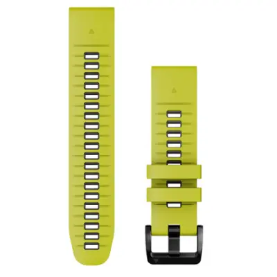 Zamjenski remen Garmin Quickfit 22mm Electric Lime/Graphite silikonski