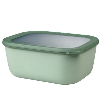 Cirqula posuda za pohranu 3 l / pravokutna / zelena / PP, TPE plastika