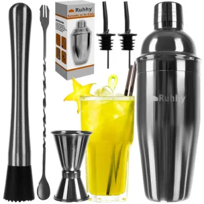 Inox 6-dijelni barmen koktel set 700ml