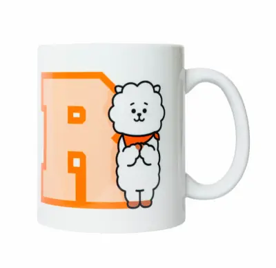 Keramička šalica zapremine 300ml dizajn Kind, Loving, Foodie RJ BT21