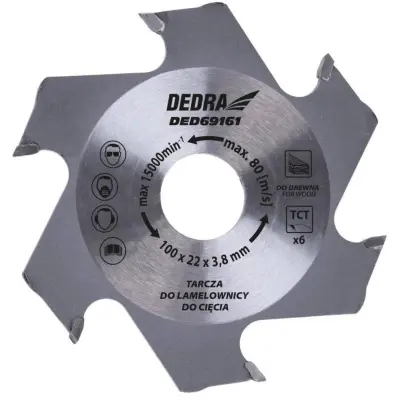 WIDIA rezna ploča za rezač lamela 6 zuba 100x22mm