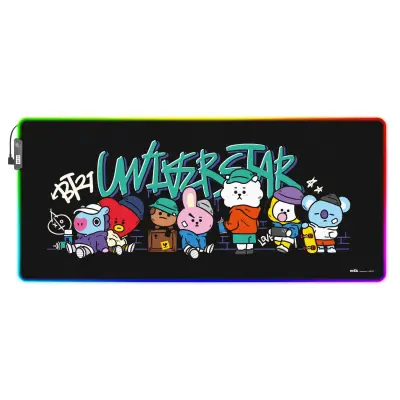 XXL podloga za miš s LED svjetlom BT21