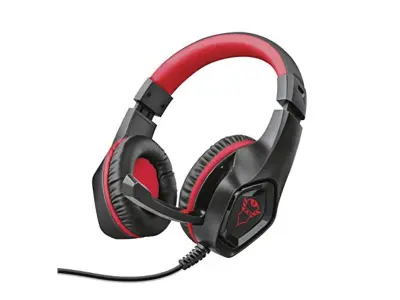 Trust Gaming Gxt 404R Rana slušalice za igranje, slušalice s preklopnim mikrofonom, 40 mm drajveri, ugrađena daljinska kontrola za glasnoću