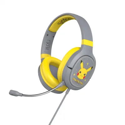 Pikachu Gaming Slušalice/Headset, Preko Uha, S Boom Mikrofonom Žuta