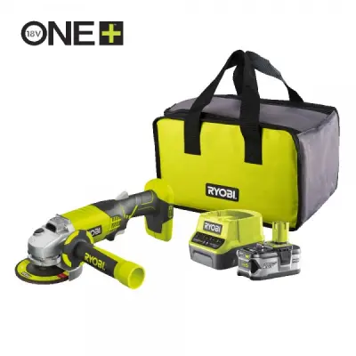 Ryobi R18AG-140S akumulatorska kutna brusilica (18V ONE+, 115 mm, 1x4Ah)