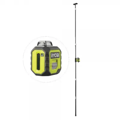 Ryobi rotirajući laserski nivelir RB360GLL-K (25 m, zeleni, stativ)