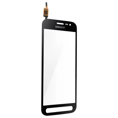 Dodirni zaslon Galaxy Xcover 4 zamjensko staklo crni okvir