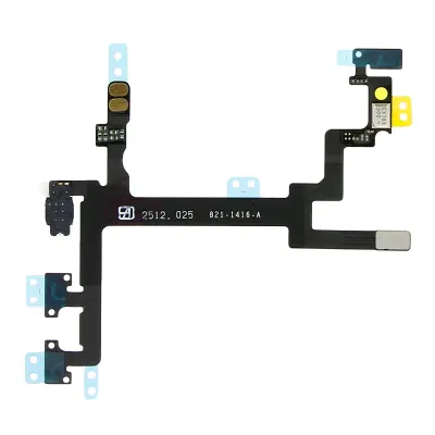 Fleksibilni kabel tipke za uključivanje/isključivanje + glasnoću + zvučnik + bljeskalica za Apple iPhone 5