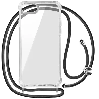 Maska s uzicom za iPhone SE 2022, 2020, 8 i 7 serija Corda prozirna