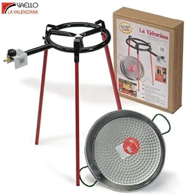 Vaello Paella ECO set za roštilj 38 cm (tava, plinski plamenik i postolje)