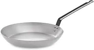 Garcima tava od poliranog čelika s ručkom 22 cm, dubina 4 cm