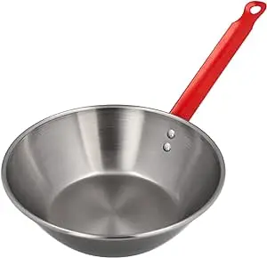 Garcima tava od poliranog čelika s ručkom 36 cm, dubina 10,5 cm