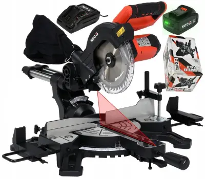 Set bežične ubodne pile s funkcijom povlačenja 18V 4Ah + laser