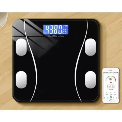 KEDO 22525 osobne digitalne vage, LCD, max. 180 kg, 8-u-1, crne