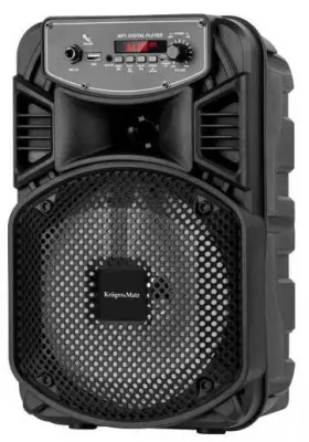 Prijenosna baterija. FM USB karaoke zvučnik Bluetooth LED RGB 10W Music Box